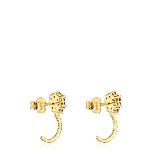 Tous Pendientes De Oro Gemas Y Diamantes Daisy