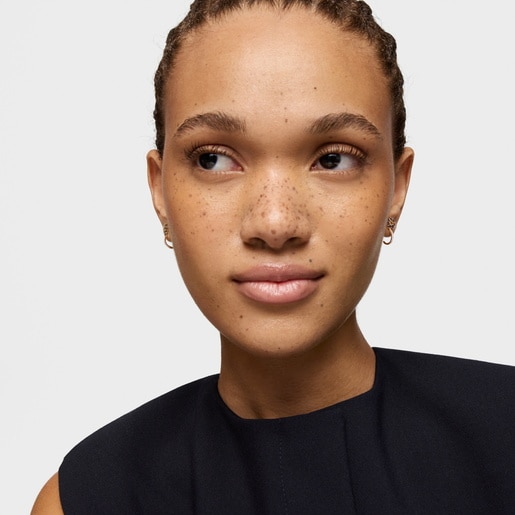 Tous Pendientes De Oro Gemas Y Diamantes Daisy