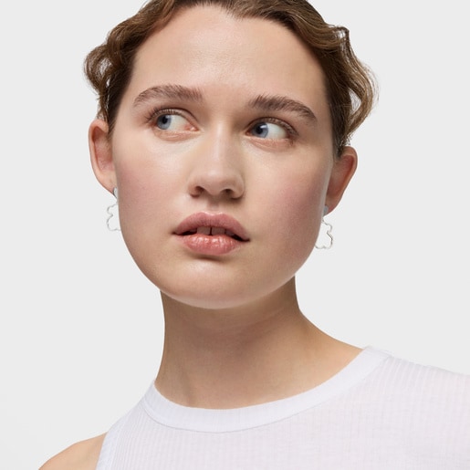 Tous Pendientes De Plata New Silueta