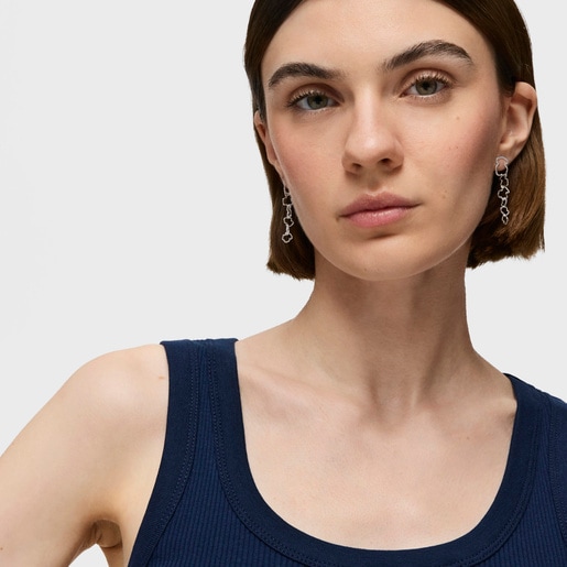 Tous Pendientes Largos Motivo Oso TOUS Carrusel