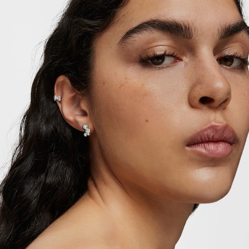 Tous Pendientes Oso De Plata 10 Mm Bold Bear