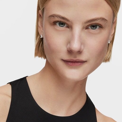 Tous Pendientes Oso De Plata 7 2 Mm Bold Bear