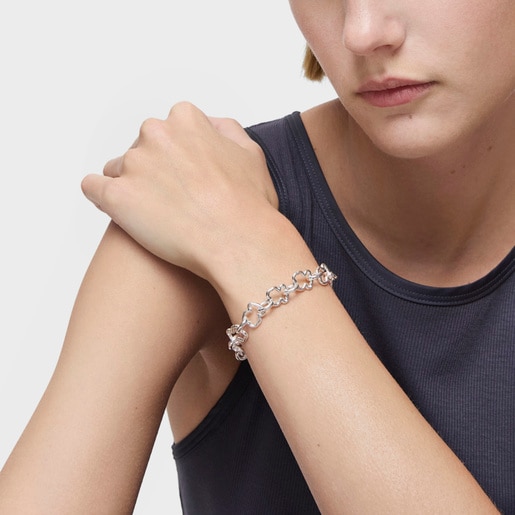 Tous Pulsera De Plata Motivo 0 8cm. Carrusel