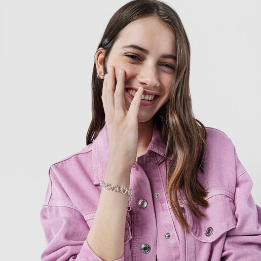 Tous Pulsera De Plata New Carrusel