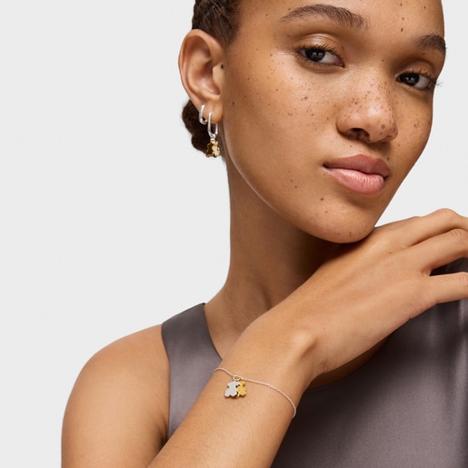 Tous Pulsera Oso Cadena Bicolor Sweet Dolls