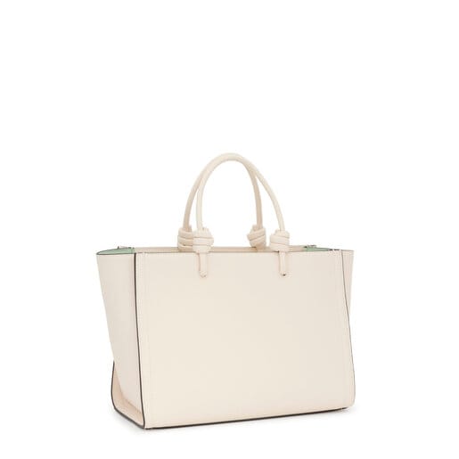 Tous Shopper mediano Amaya beige TOUS La Rue New