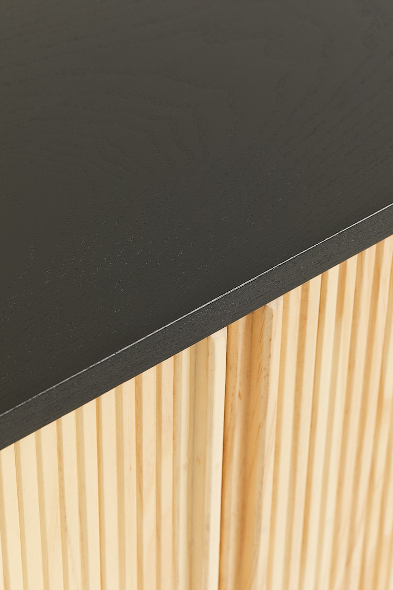 H&M Armario Con Puertas De Celosía - Negro/Beige - HOME