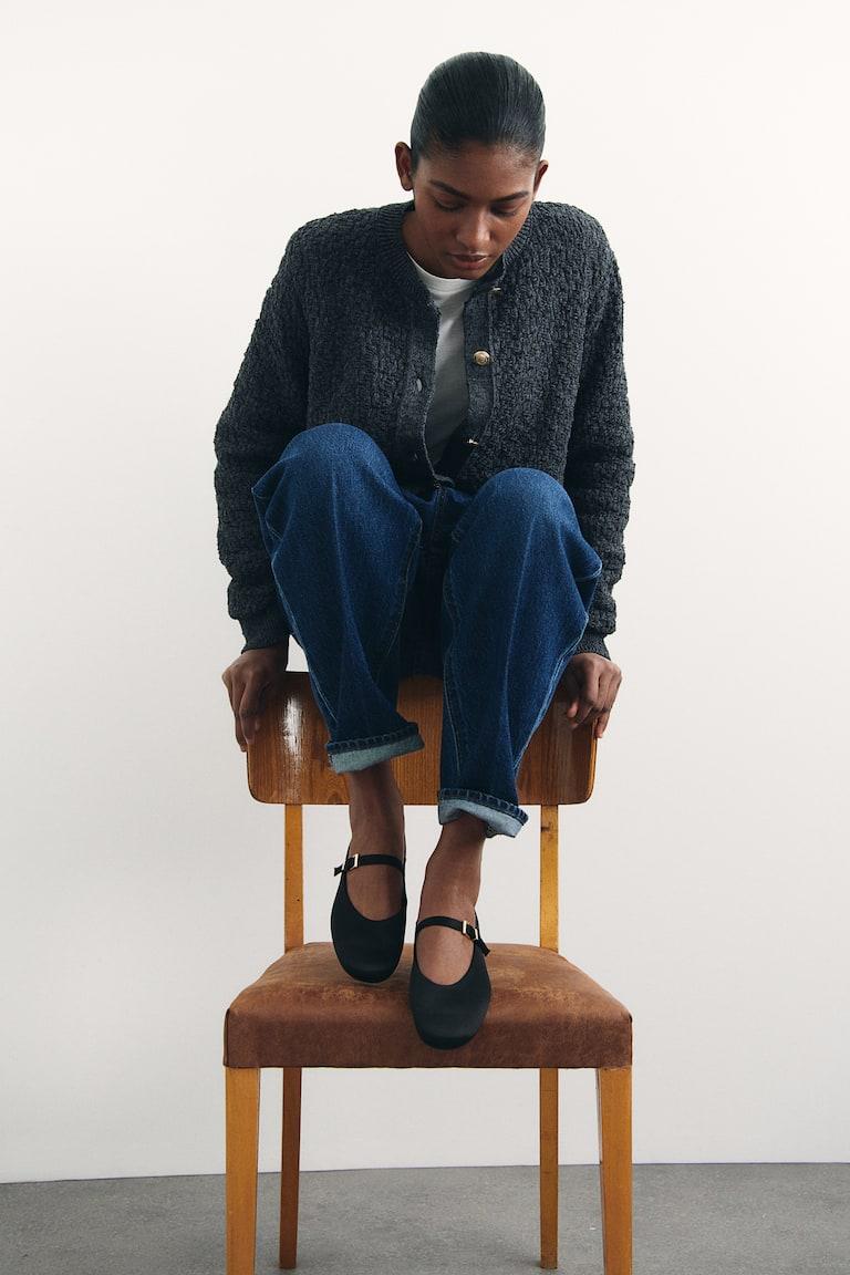 H&M Bailarinas estilo merceditas - Azul denim claro - MUJER