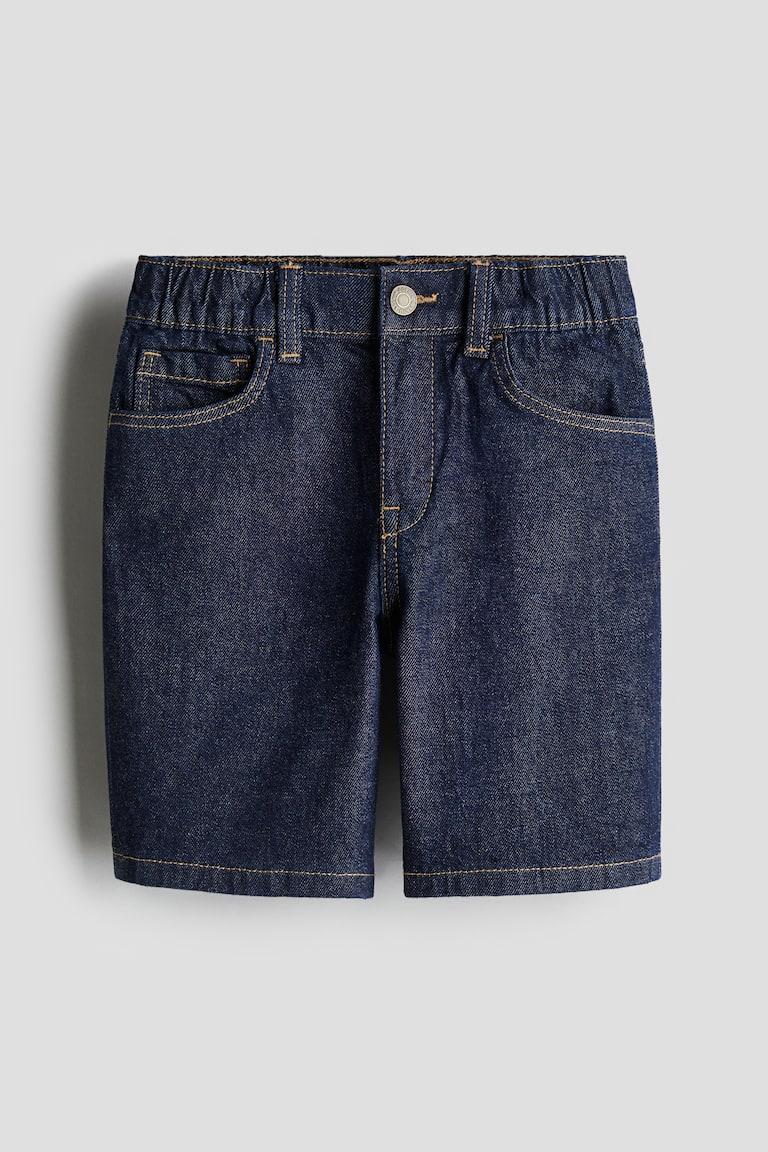 H&M Bermudas Vaqueras Loose Fit - Azul Denim Oscuro - NIÑOS