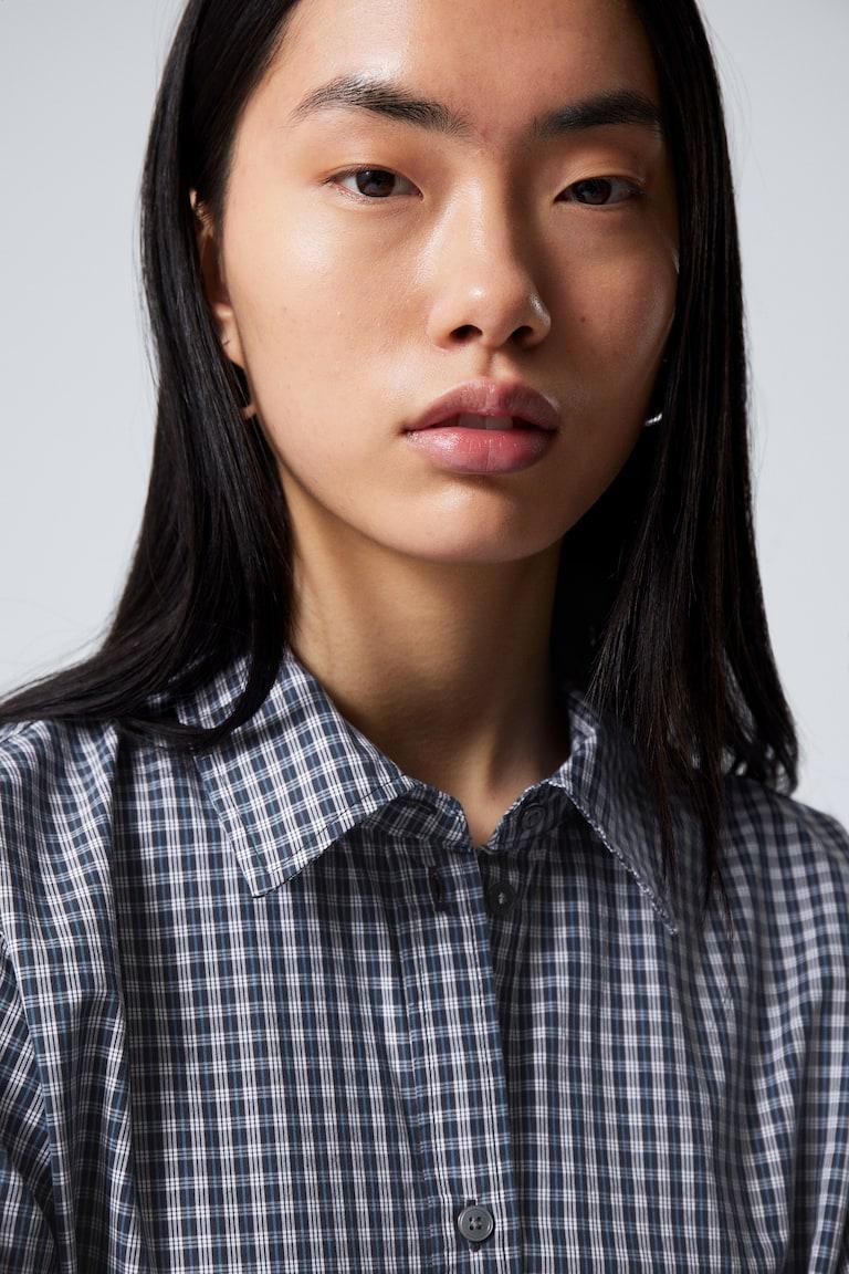 H&M Camisa De Manga Larga De Popelina De Algodón - Blanco - MUJER