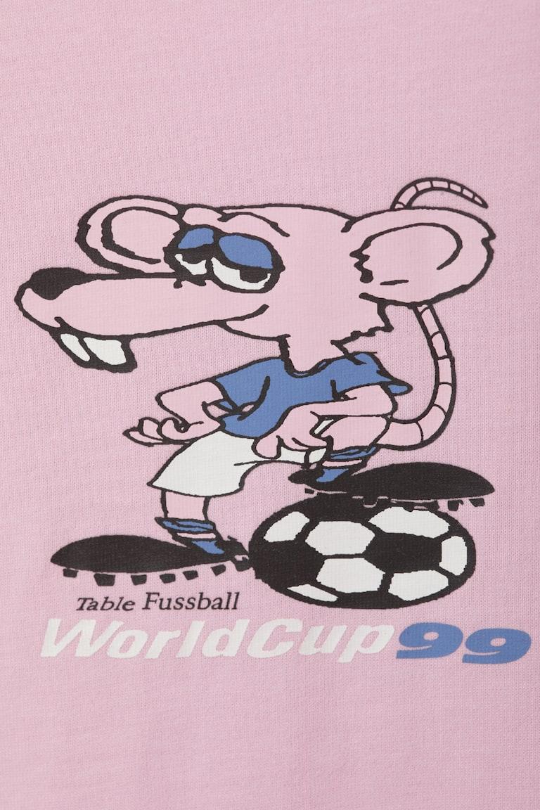 H&M Camiseta Boxy Con Gráfico Estampado Great - Blanco - Logo De Dream Marker - HOMBRE