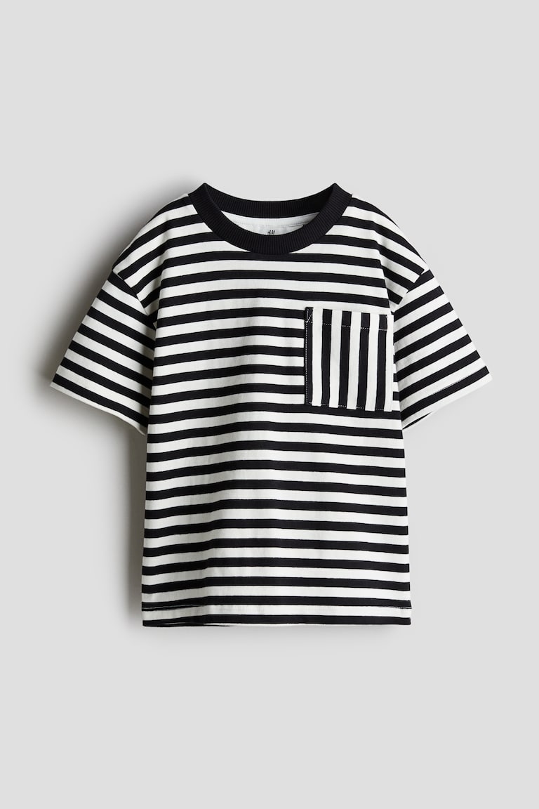 H&M Camiseta con bolsillo - Azul/It's a good day - NIÑOS