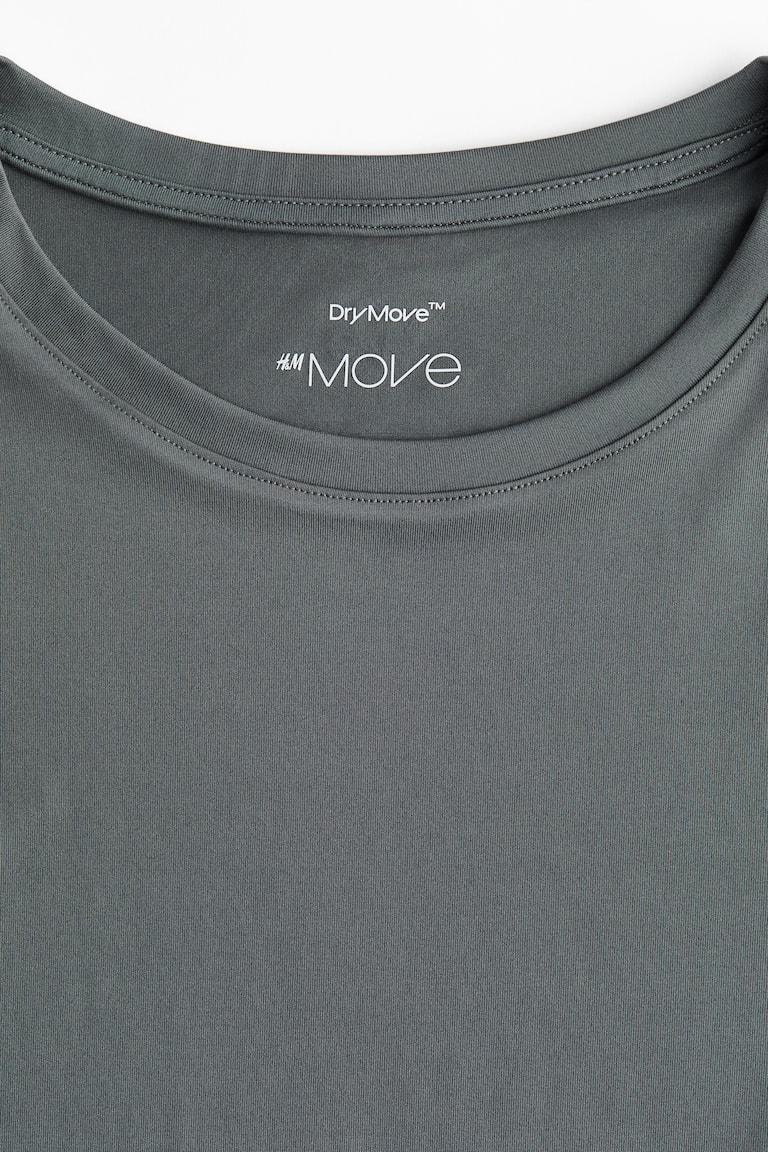 H&M Camiseta De Correr En DryMove™ Loose Fit - Negro - MUJER