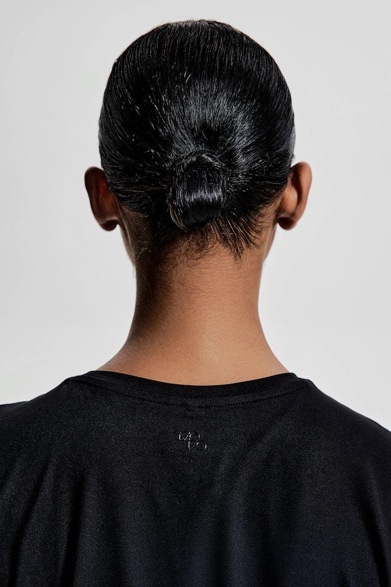 H&M Camiseta De Deporte Boxy Con DryMove™ - Negro - MUJER