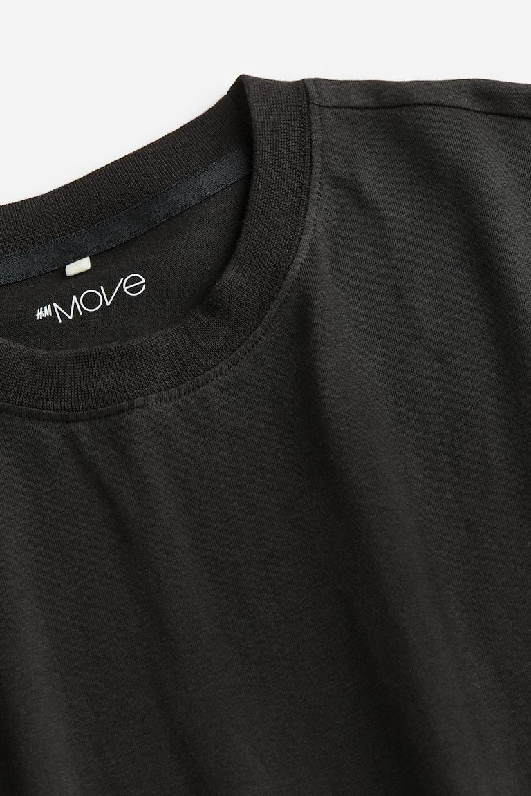 H&M Camiseta De Deporte Con DryMove™ Loose Fit - Marrón/Process - HOMBRE