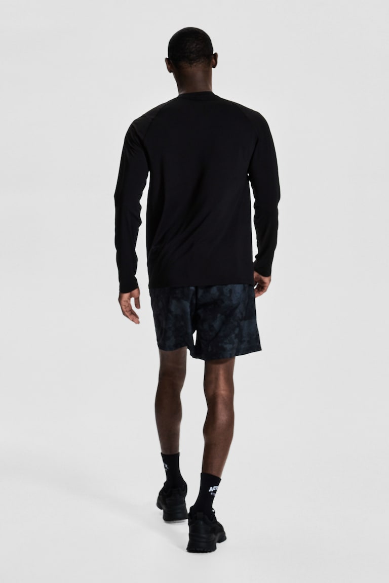 H&M Camiseta De Deporte Con DryMove™ Muscle Fit - Azul Oscuro - HOMBRE