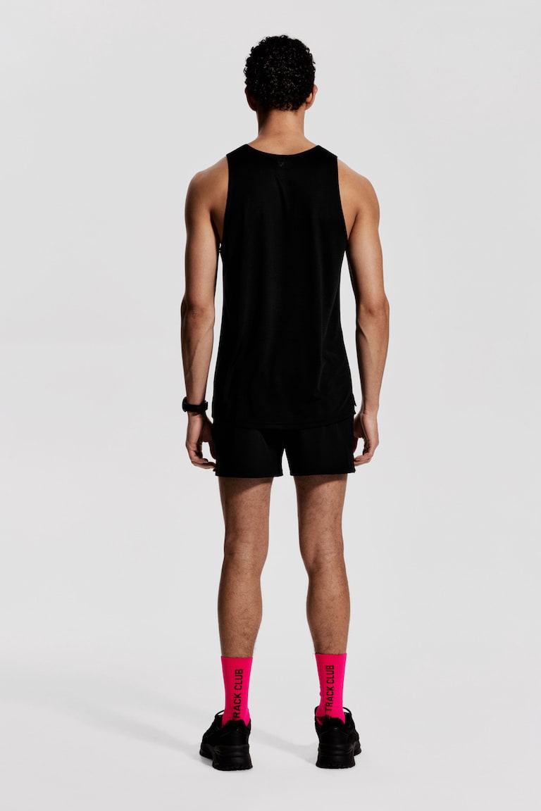 H&M Camiseta De Deporte Con DryMove™ Regular Fit - Negro - HOMBRE