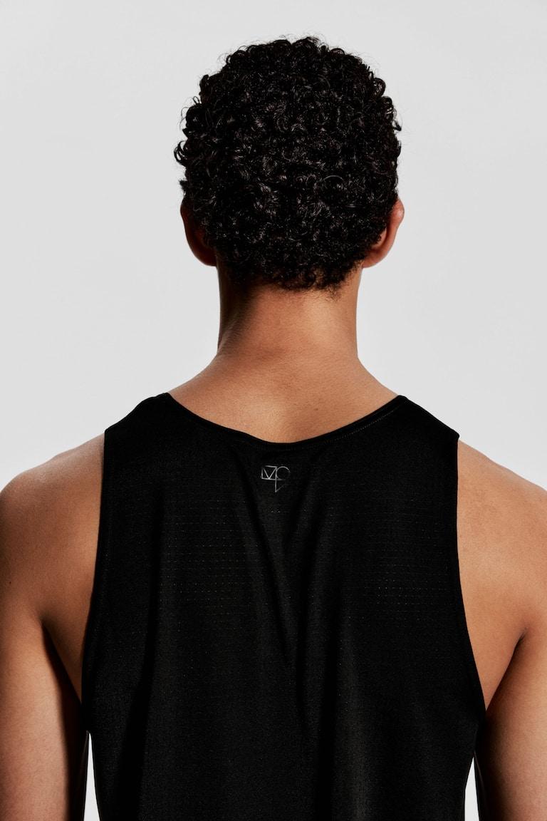 H&M Camiseta de deporte con DryMove™ Regular Fit - Negro - HOMBRE