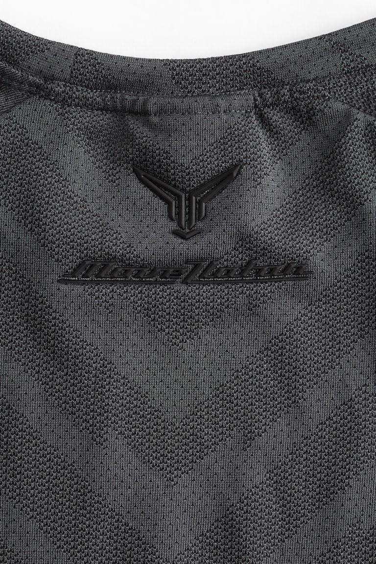 H&M Camiseta De Deporte En DryMove™ Regular Fit - Blanco - HOMBRE