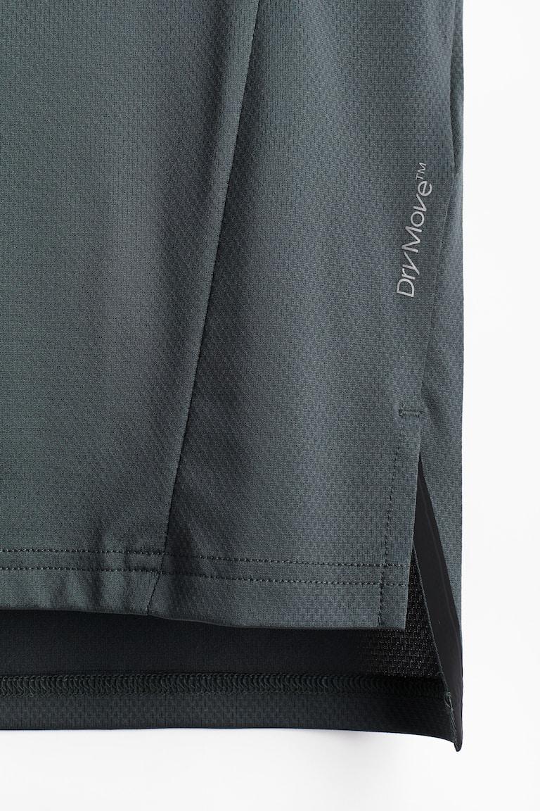 H&M Camiseta De Deporte En DryMove™ Regular Fit - Turquesa Oscuro - HOMBRE