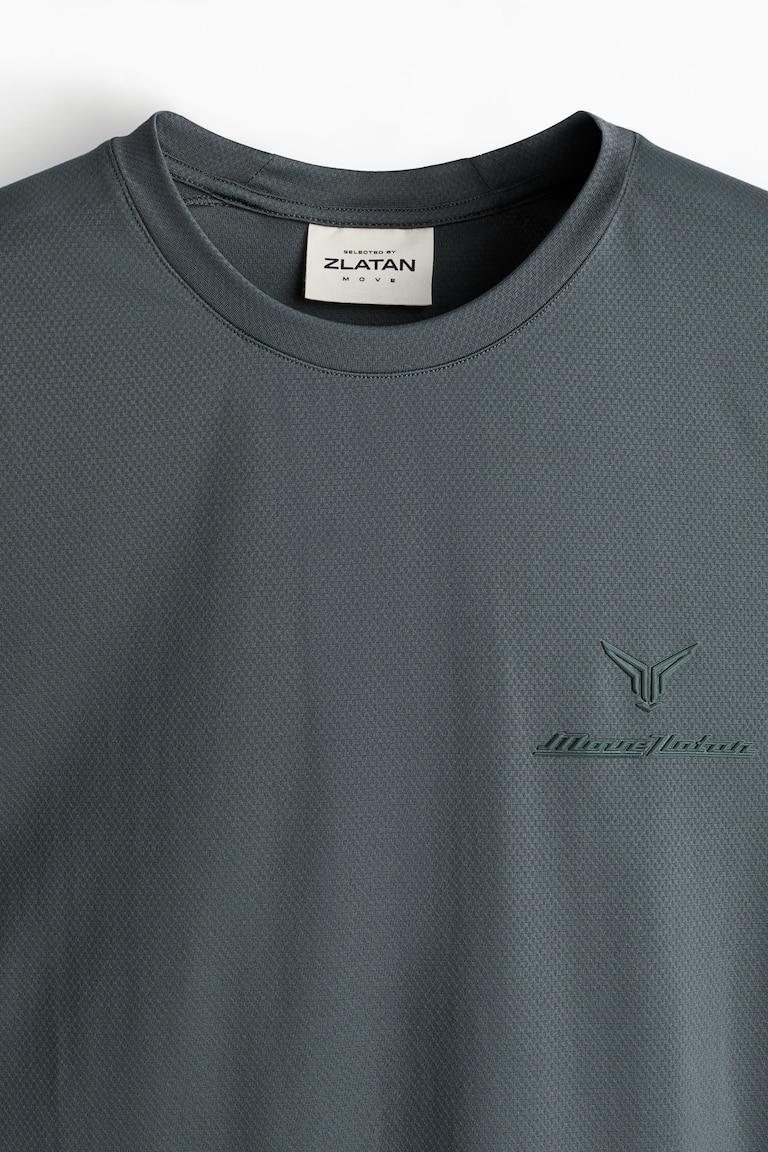 H&M Camiseta De Deporte En DryMove™ Regular Fit - Turquesa Oscuro - HOMBRE