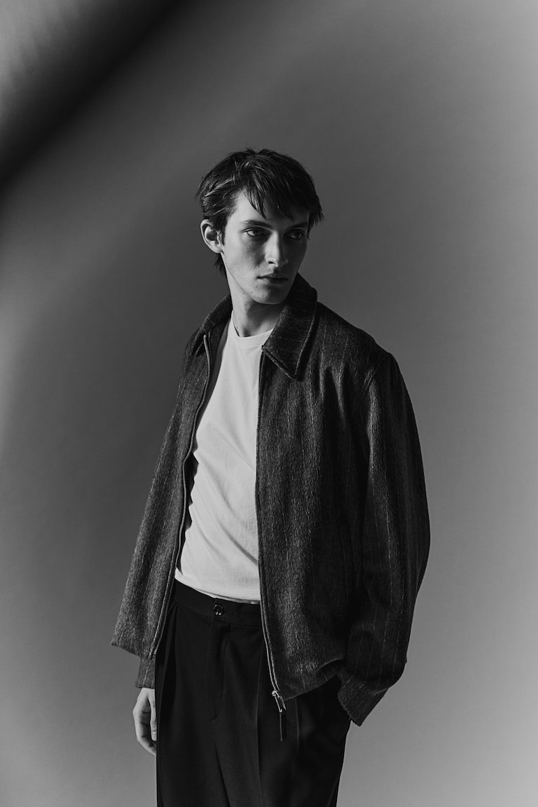 H&M Camiseta En Algodón Pima Slim Fit - Blanco - HOMBRE