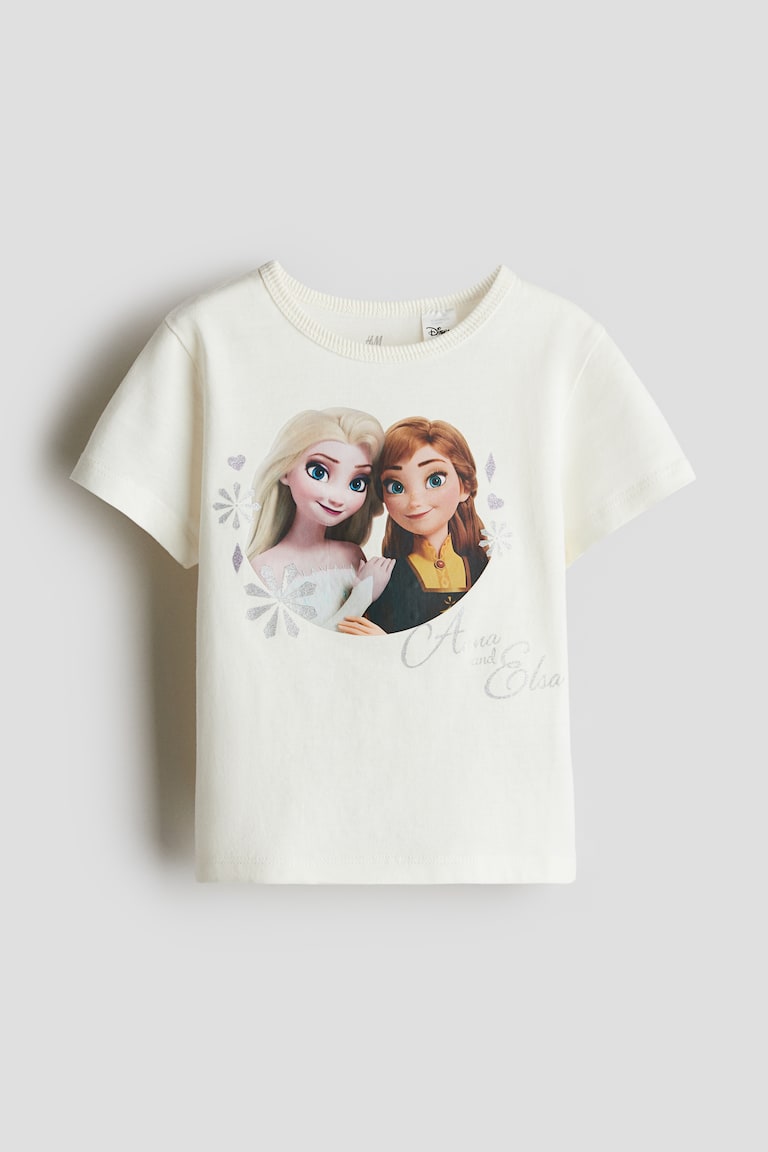 H&M Camiseta estampada - Amarillo claro/Squishmallows - NIÑOS