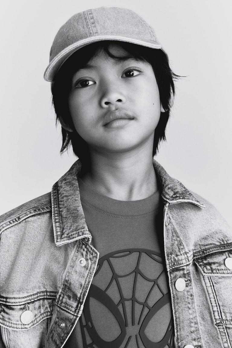 H&M Camiseta Oversize Con Motivo Estampado - Rojo Empolvado/Spiderman - NIÑOS