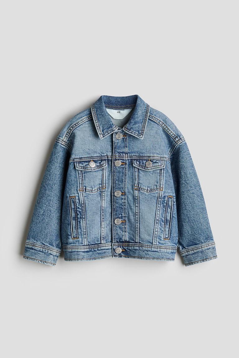 H&M Cazadora Vaquera De Corte Holgado - Azul Denim - NIÑOS