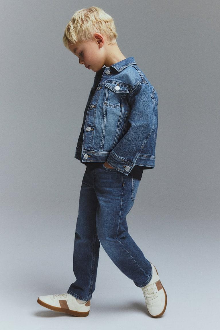 H&M Cazadora Vaquera De Corte Holgado - Azul Denim - NIÑOS