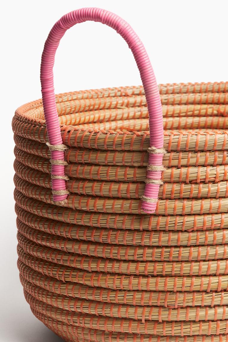 H&M Cesta De Almacenaje Artesanal Grande - Naranja - HOME