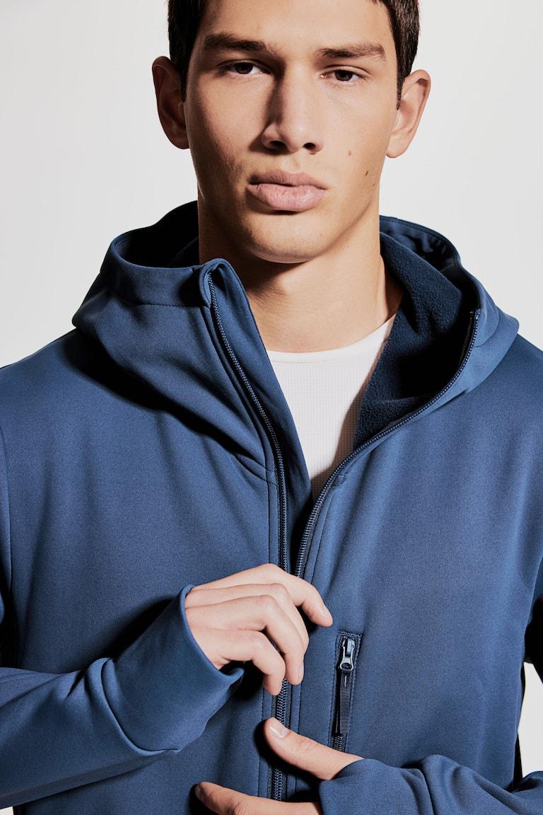 H&M Chaqueta Capa Intermedia Regular Fit - Azul Marino - HOMBRE