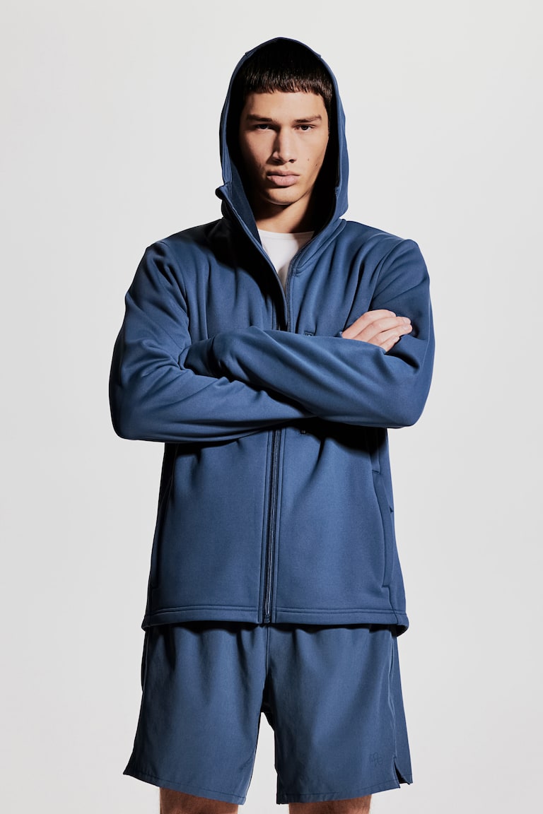 H&M Chaqueta capa intermedia Regular Fit - Azul marino - HOMBRE