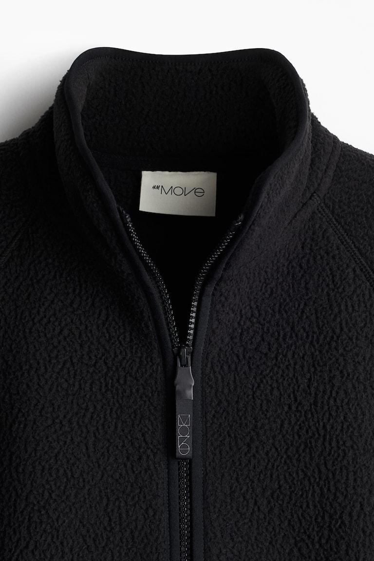 H&M Chaqueta De Deporte En Borreguito - Beige Claro - MUJER