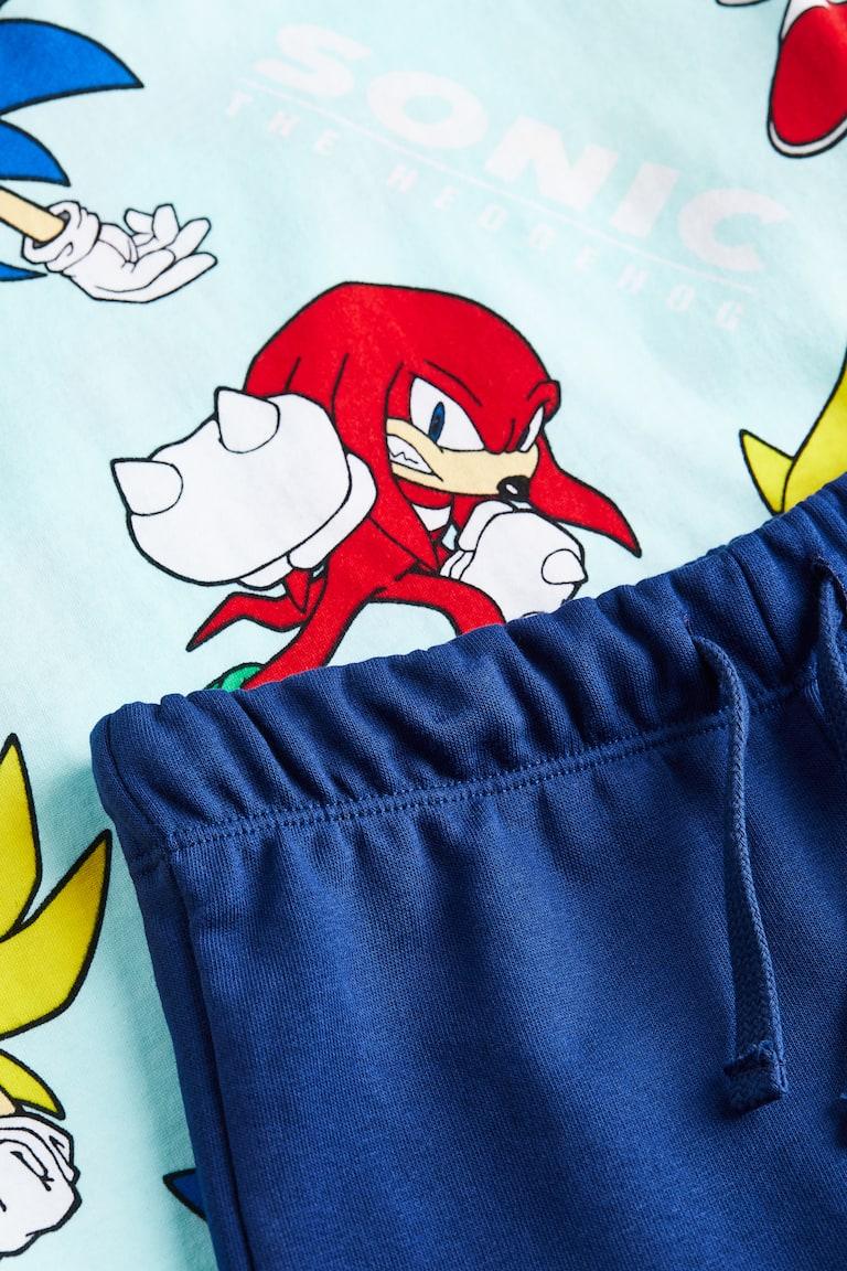 H&M Conjunto De 2 Piezas Con Motivo Estampado - Crema/Lilo Y Stitch - NIÑOS