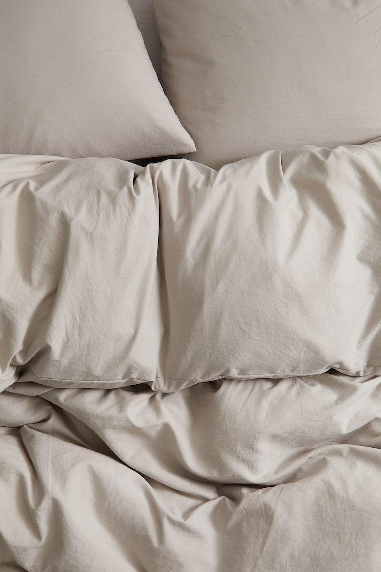 H&M Conjunto De Funda Nórdica Doble - Beige Grisáceo - HOME