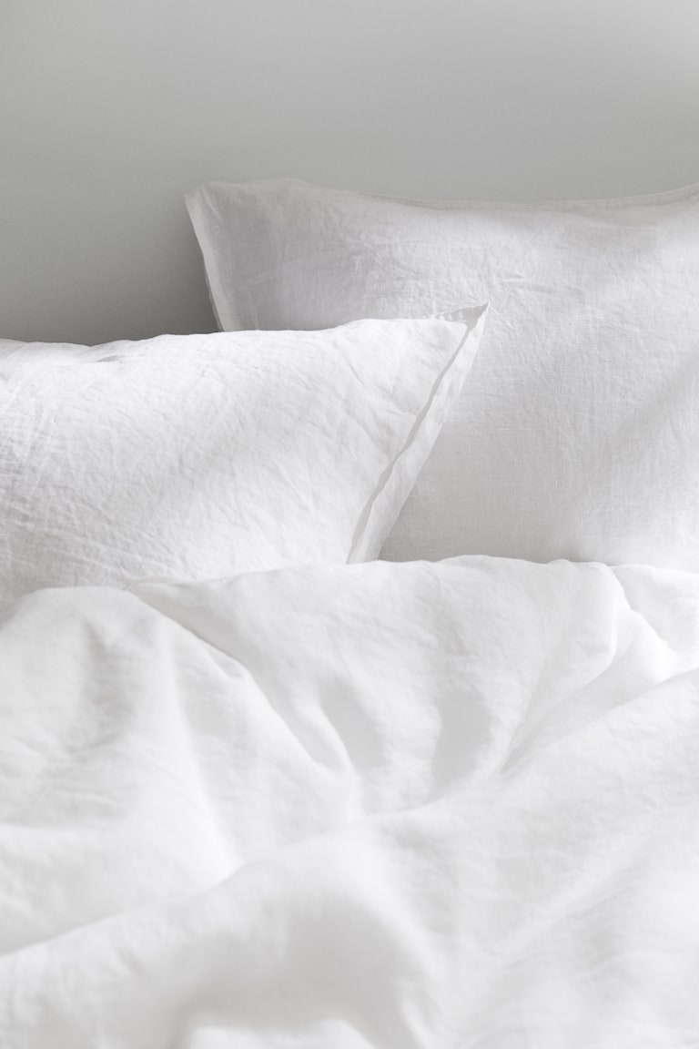 H&M Conjunto De Funda Nórdica Doble De Lino - Arena - HOME