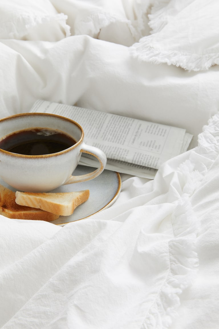 H&M Conjunto De Funda Nórdica Individual Con Brida - Blanco - HOME