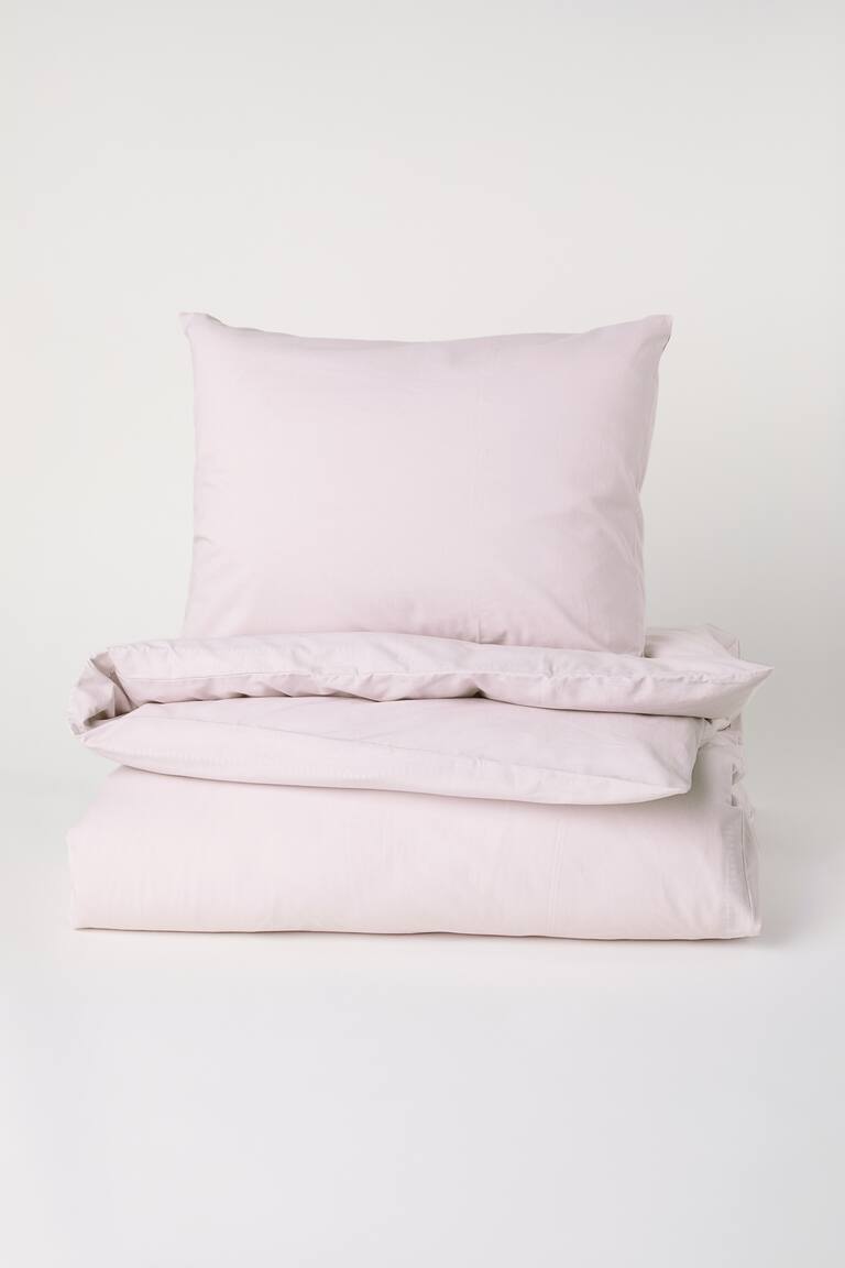 H&M Conjunto De Funda Nórdica Individual De Algodón - Beige Oscuro - HOME