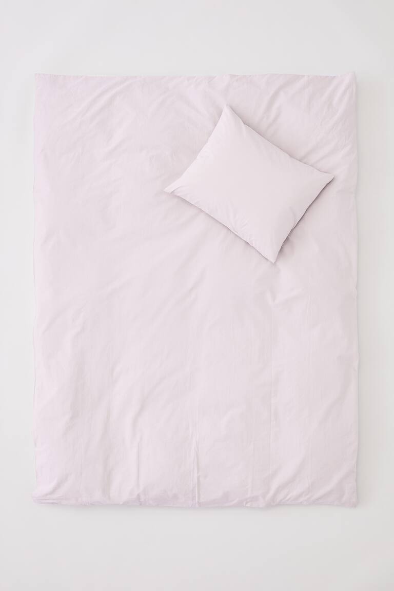 H&M Conjunto de funda nórdica individual de algodón - Beige oscuro - HOME