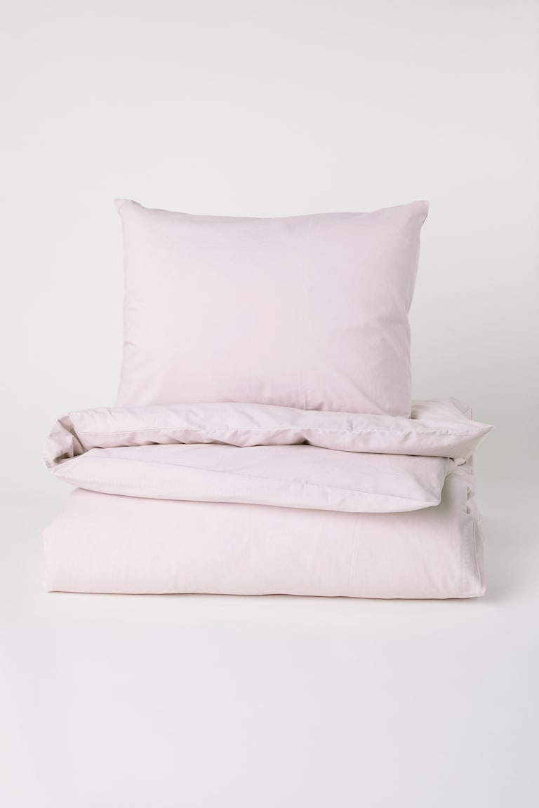 H&M Conjunto De Funda Nórdica Individual De Algodón - Marrón Oscuro - HOME