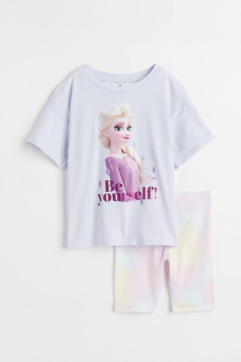 H&M Conjunto estampado de 2 piezas - Rosa claro/Hello Kitty - NIÑOS