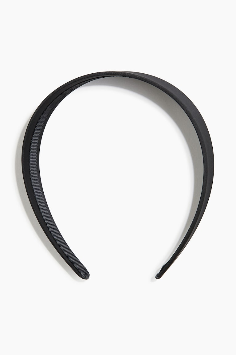 H&M Diadema de satén - Beige/Estampado de leopardo - MUJER