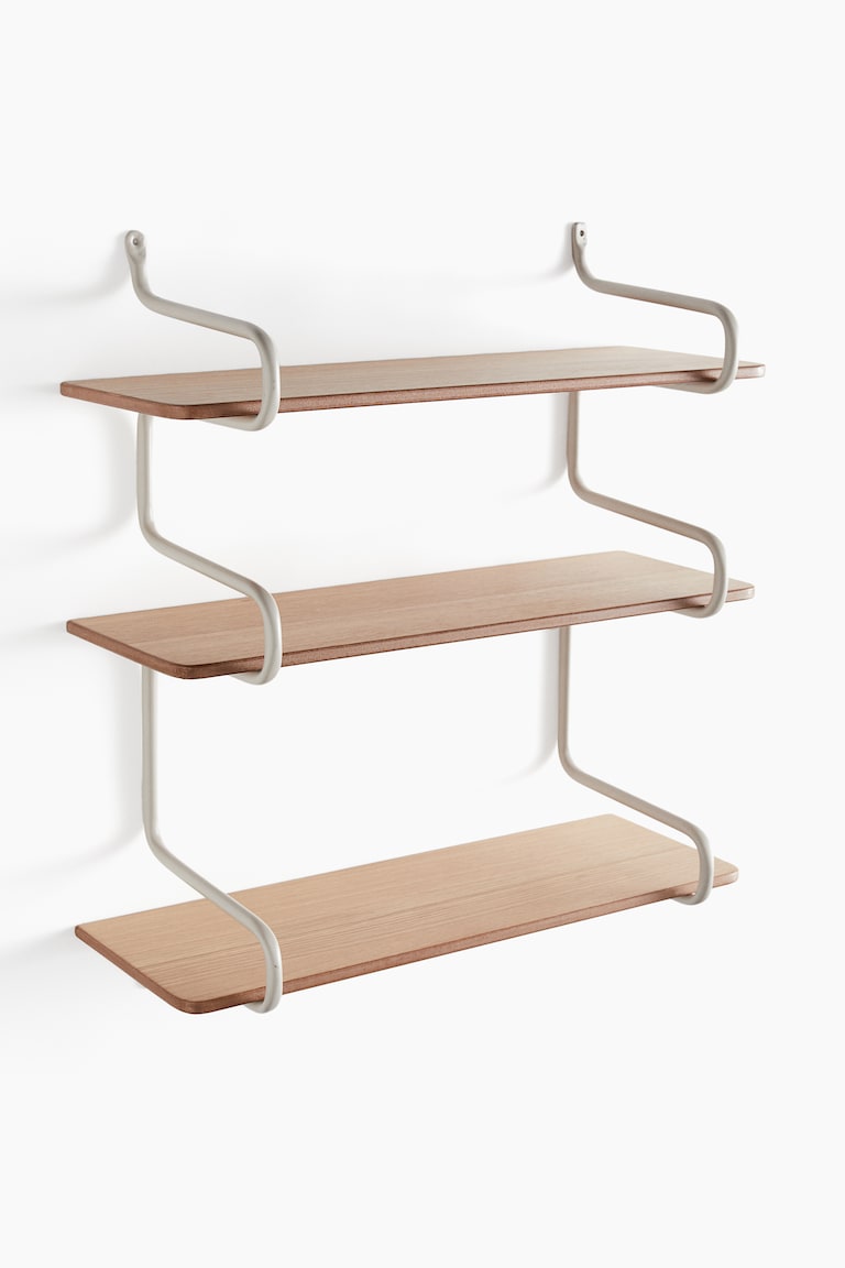 H&M Estante De Pared Con Tres Baldas - Beige/Blanco - HOME