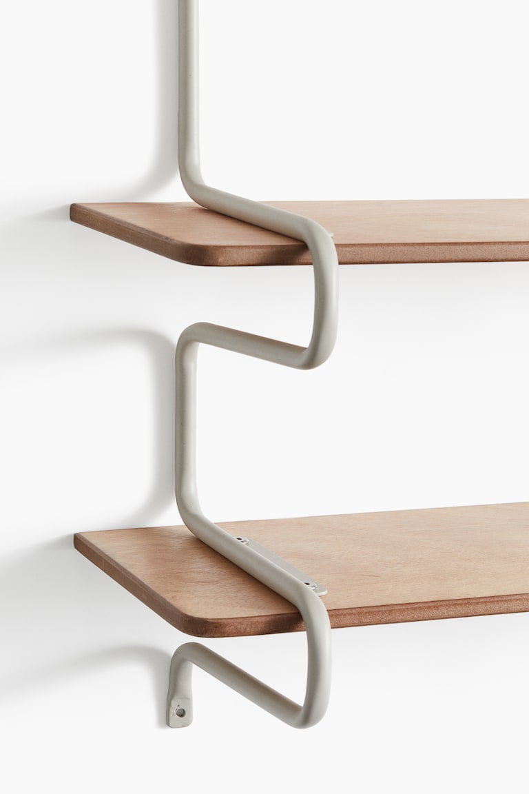 H&M Estante De Pared Con Tres Baldas - Beige/Blanco - HOME