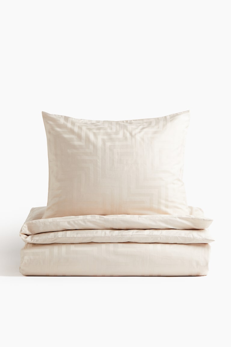 H&M Funda Nórdica Individual En Satén De Algodón - Rojo Oscuro - HOME