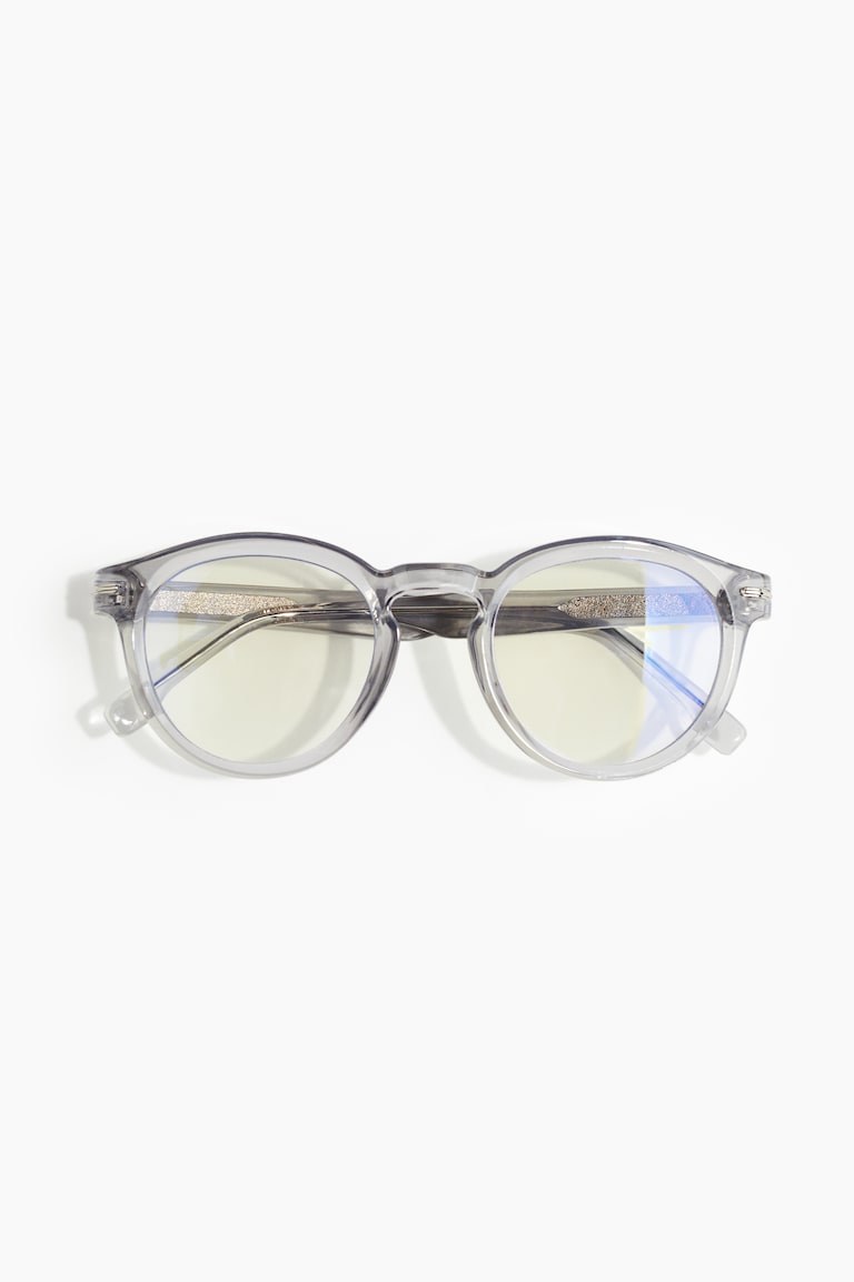 H&M Gafas con filtro de luz azul - Gris transparente - HOMBRE