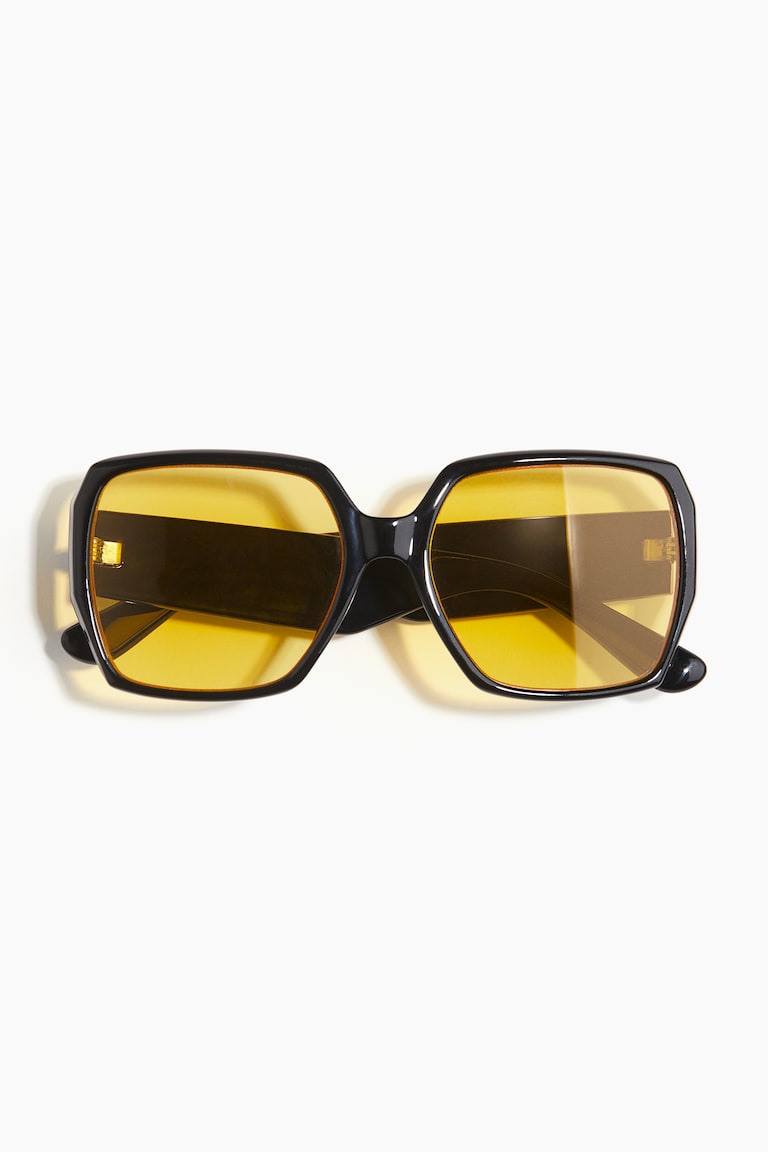 H&M Gafas De Sol Cuadradas - Marrón/Diseño Carey - MUJER