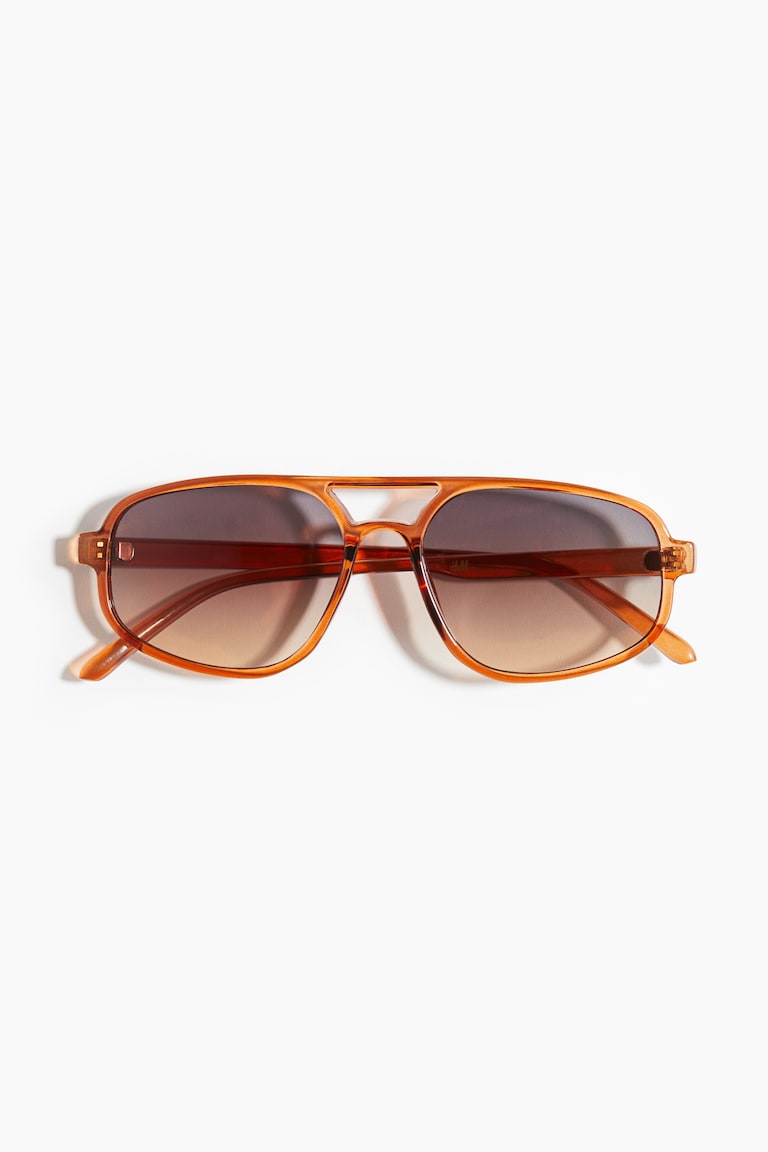 H&M Gafas De Sol Estilo Piloto - Marrón/Diseño Carey - MUJER