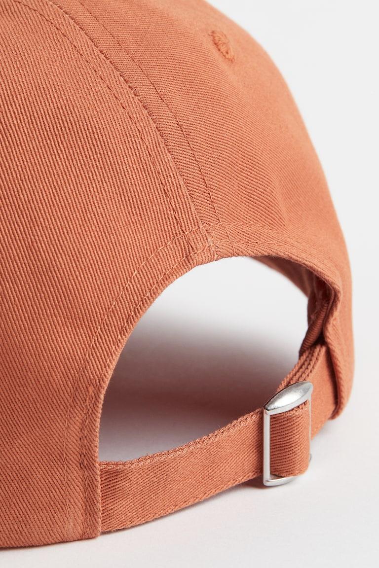 H&M Gorra De Algodón Con Bordado - Negro Vintage/Work - HOMBRE